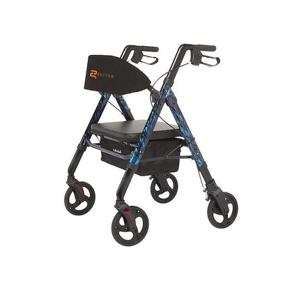 Rhythm Healthcare Regal 850U Bariatric Aluminum 4 Wheel Rollator