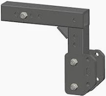 Class III HD Hitch Adapter - Heavy Duty - 5" drop (HAR-AL1235HD)