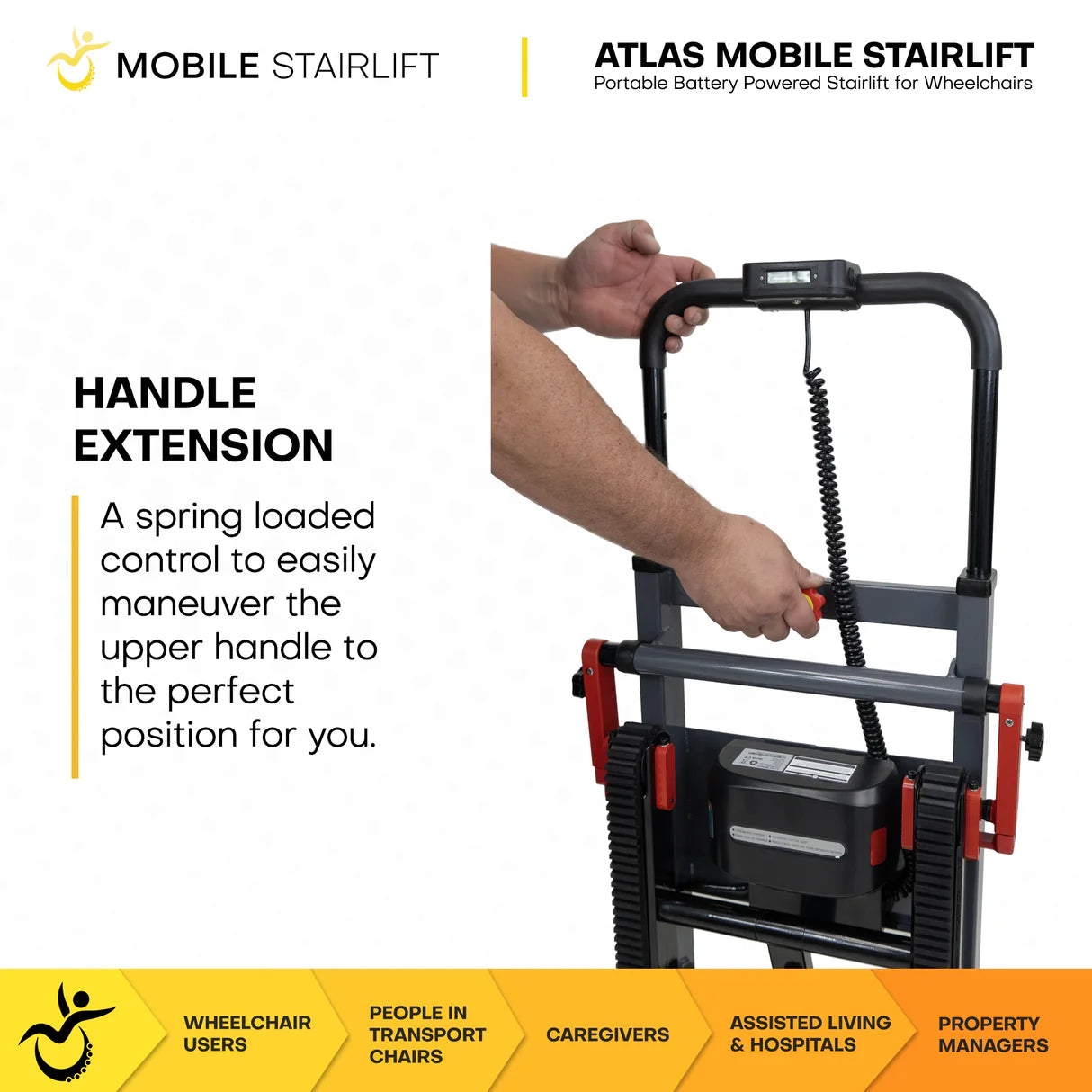 Atlas Wheelchair Mobile Stairlift