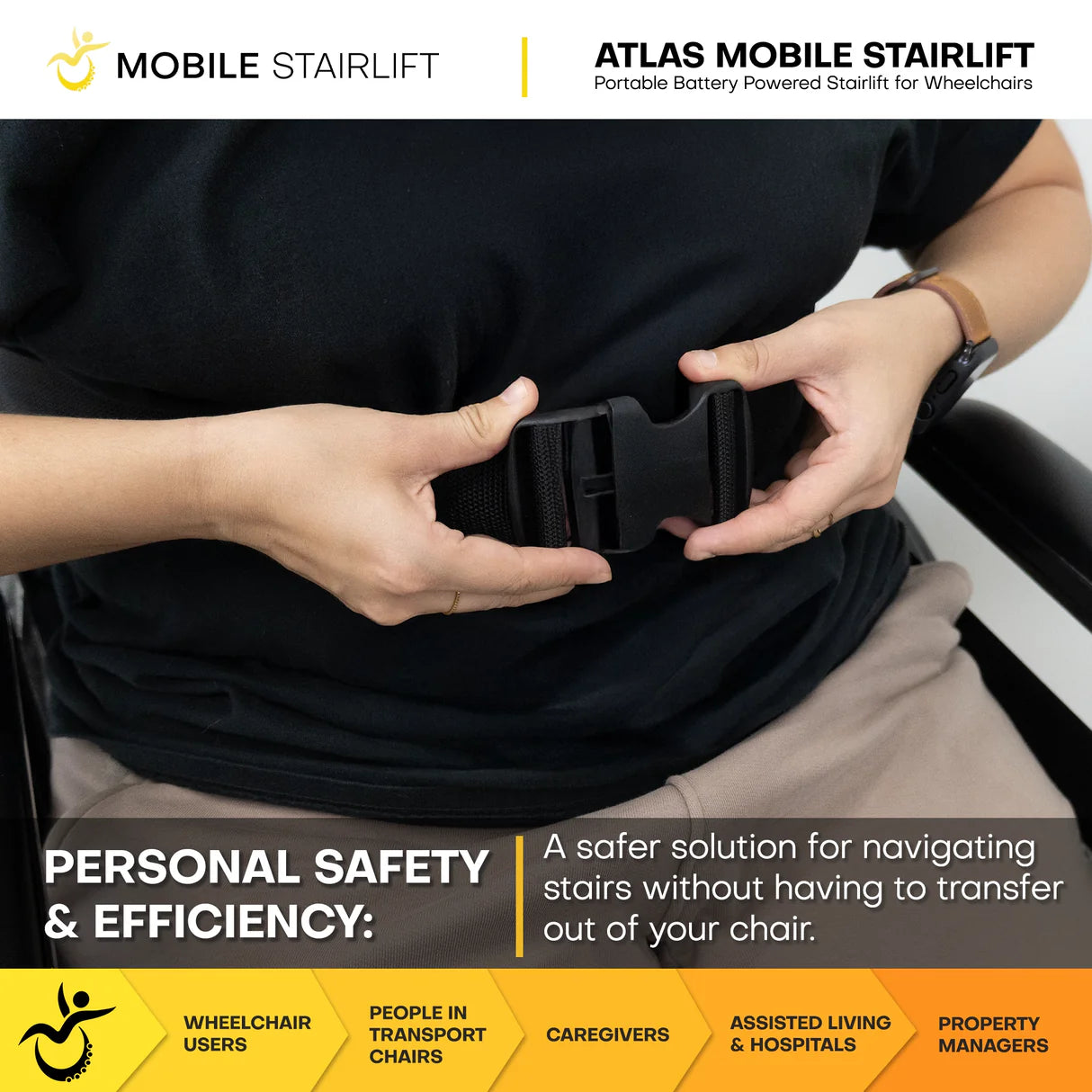 Atlas Wheelchair Mobile Stairlift