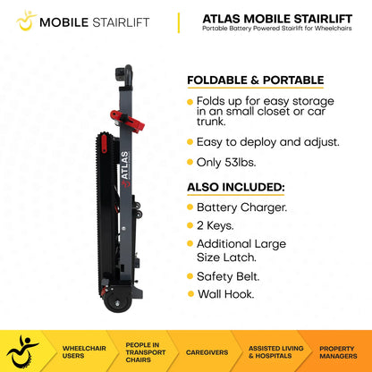 Atlas Wheelchair Mobile Stairlift