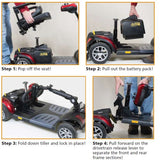 Scooter de movilidad de viaje Golden GB121B-STD Standard Buzzaround XL de 3 ruedas