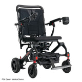Fauteuil roulant électrique pliable et léger en fibre de carbone Pride Jazzy Carbon
