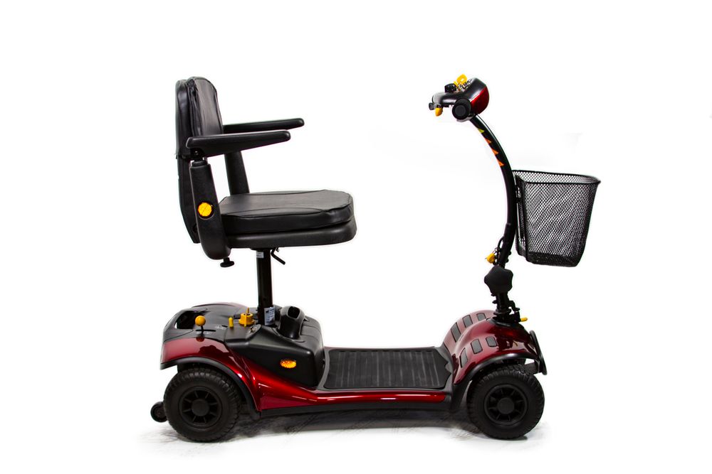 SHOPRIDER Dasher 4-Wheel Lightweight Break Apart Travel Mobility Scooter