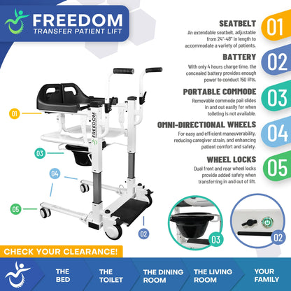 Freedom Patient Transfer Lift - Standard Version