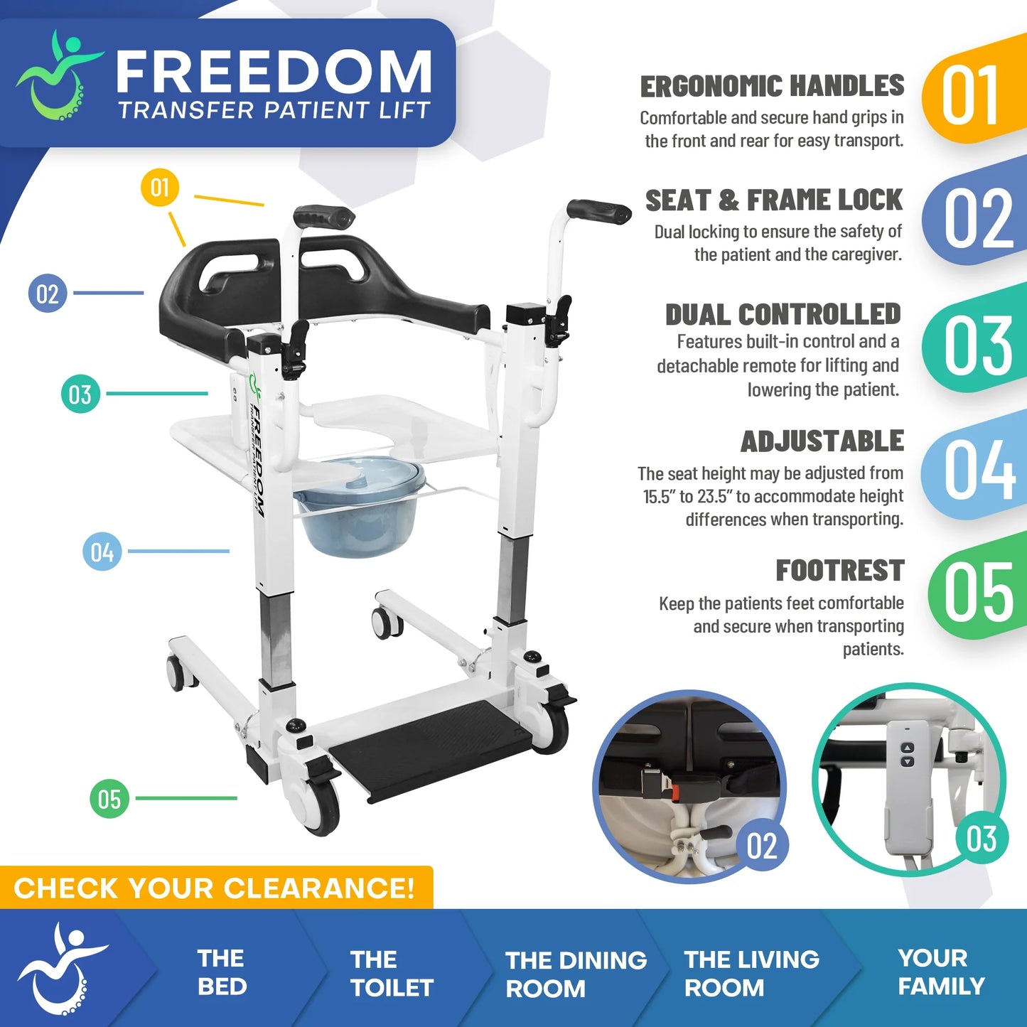 Freedom Patient Transfer Lift - Standard Version