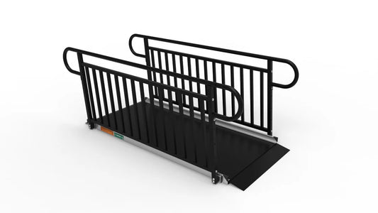 8-FT, Vertical Picket HR Black Coating