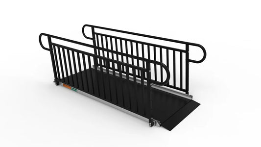 6-FT, Vertical Picket HR Black Coating