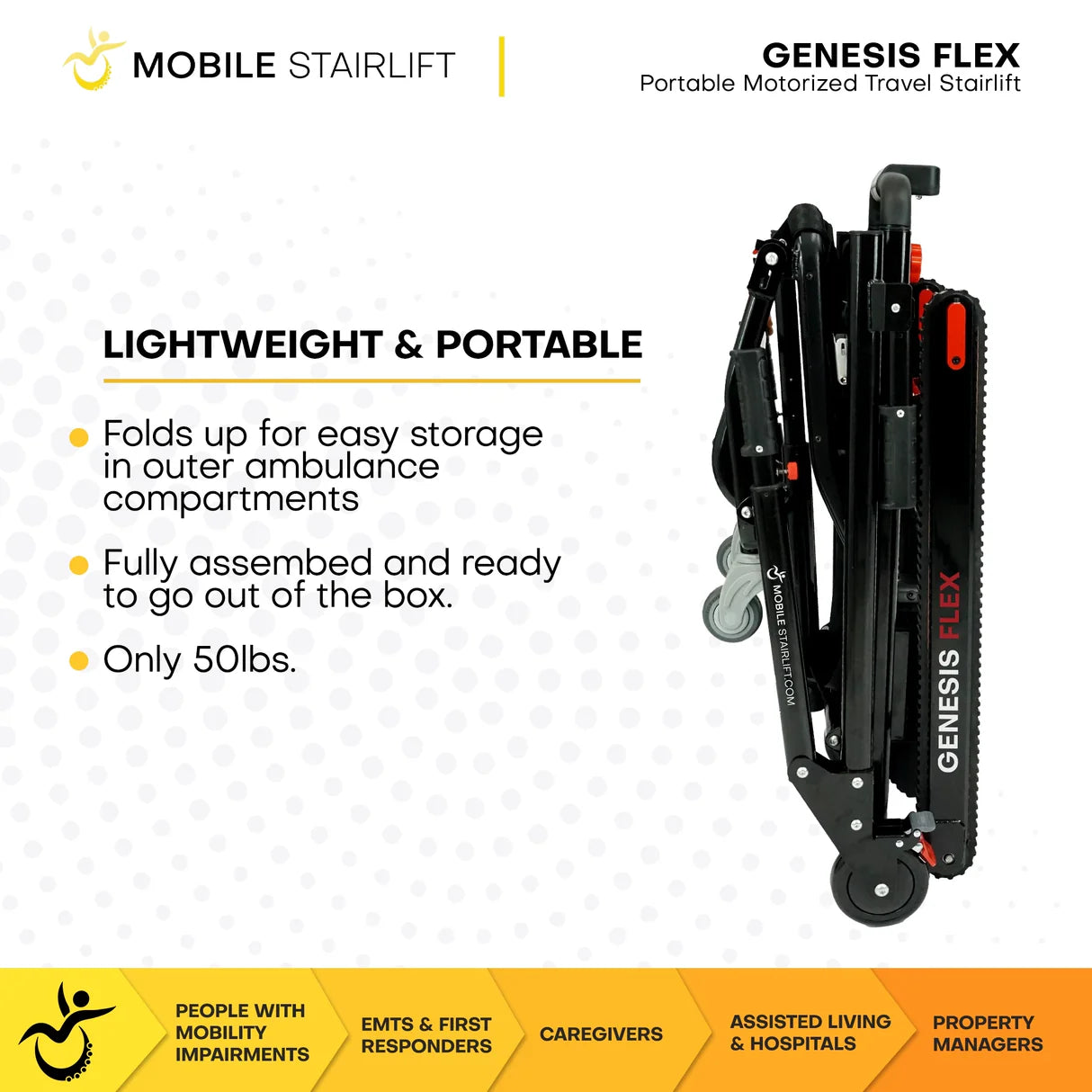 Genesis Flex Mobile Stairlift