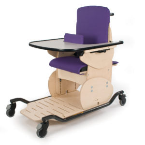 Smirthwaite Hardrock Postural Seating Chair on Mobile Base with 4 pt. Samba Lap Strap