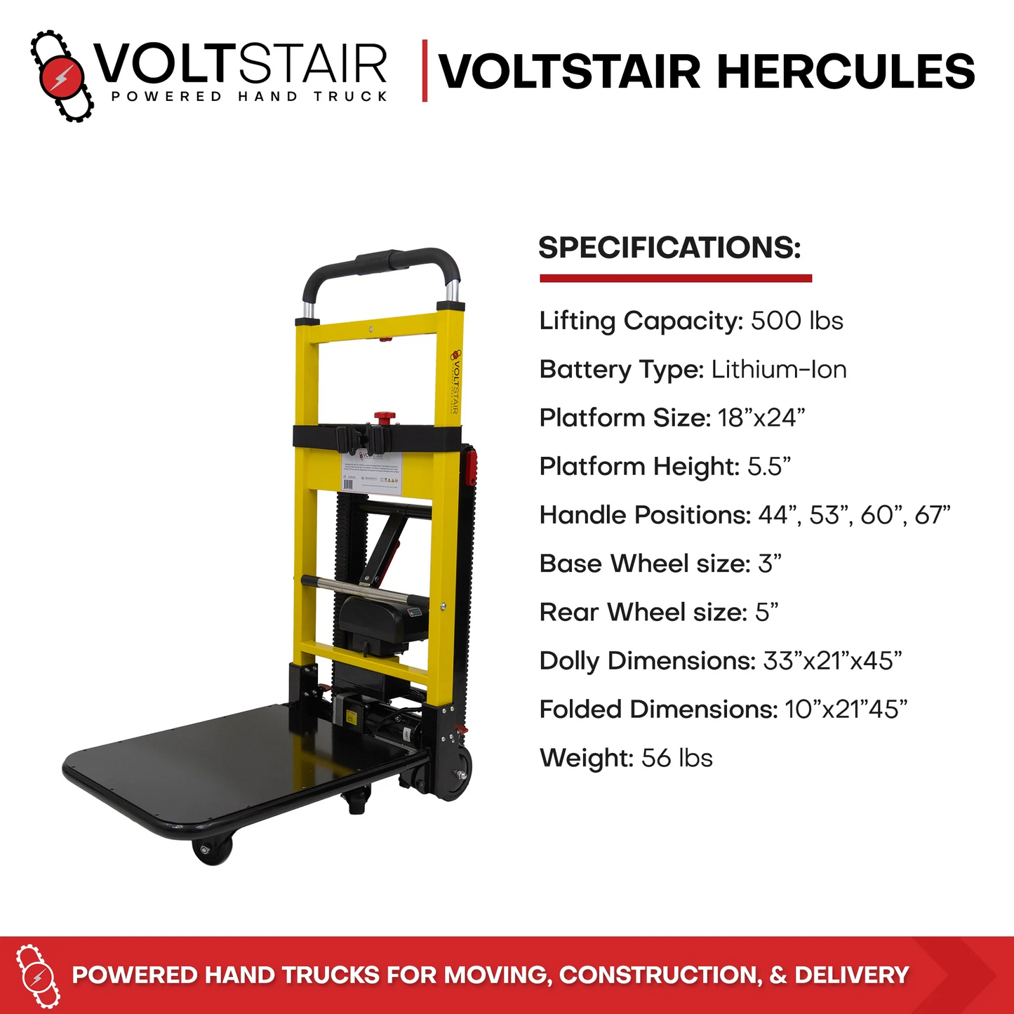 Voltstair Hercules Powered Handtruck