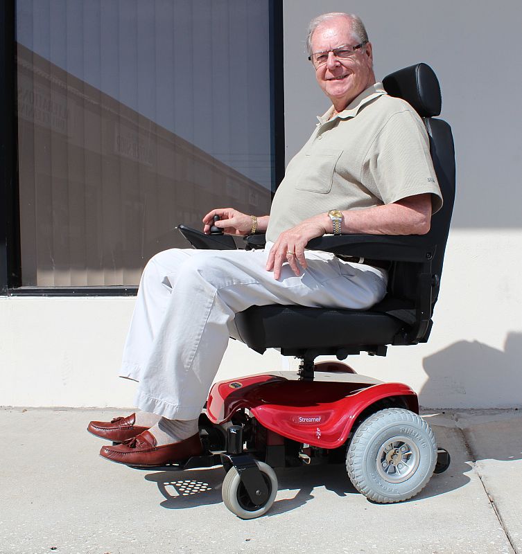SHOPRIDER Streamer Sport Rear-Wheel Drive Power Wheelchair