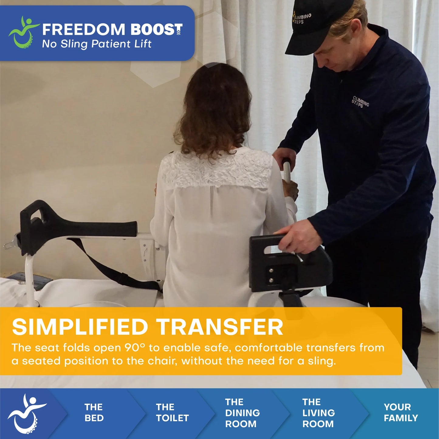 Freedom Boost Patient Transfer Lift - Manual Version