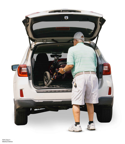 Pride Jazzy Carbon HD Ultra Light Heavy Duty Power Wheelchair (Blue Sky)