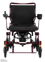 Pride Jazzy Carbon HD Ultra Light Heavy Duty Power Wheelchair (Blue Sky)