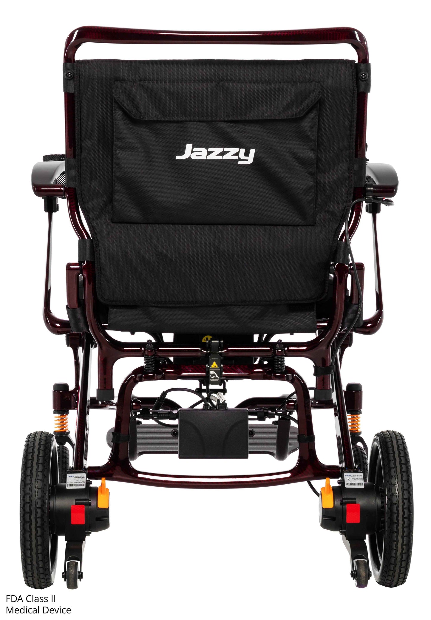 Pride Jazzy Carbon HD Ultra Light Heavy Duty Power Wheelchair (Blue Sky)