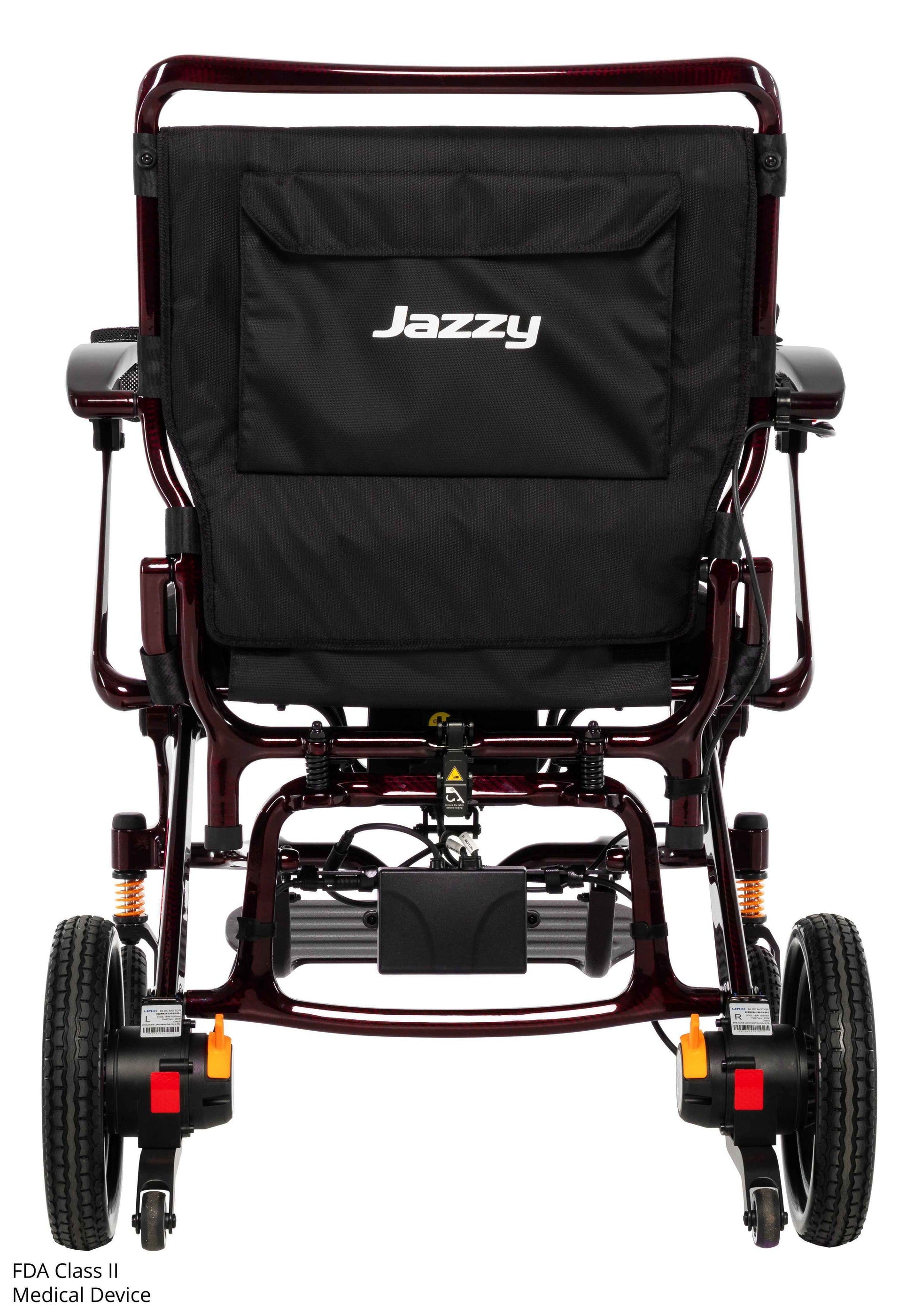 Pride Jazzy Carbon HD Ultra Light Heavy Duty Power Wheelchair (Blue Sky)