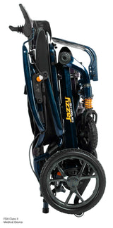 Pride Jazzy Carbon HD Ultra Light Heavy Duty Power Wheelchair (Blue Sky)