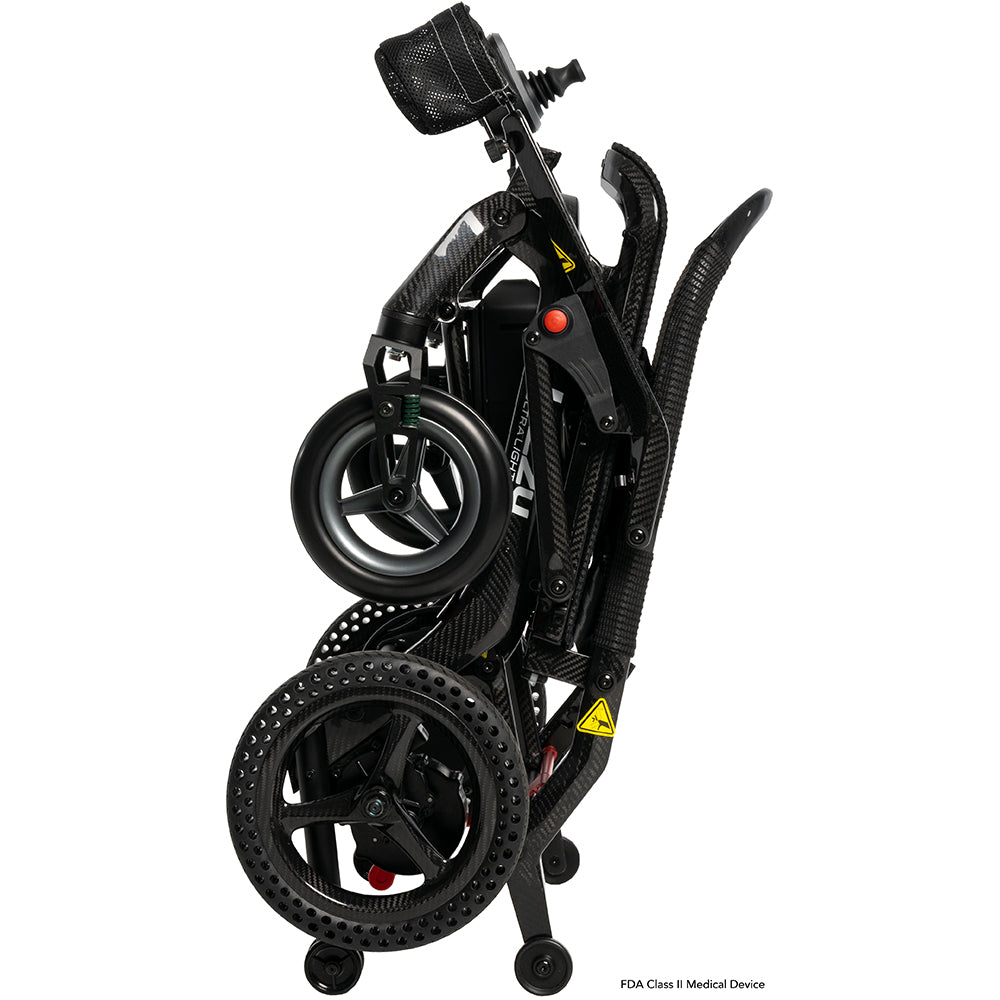 Pride Jazzy Ultra Light Folding Travel Power Wheelchair