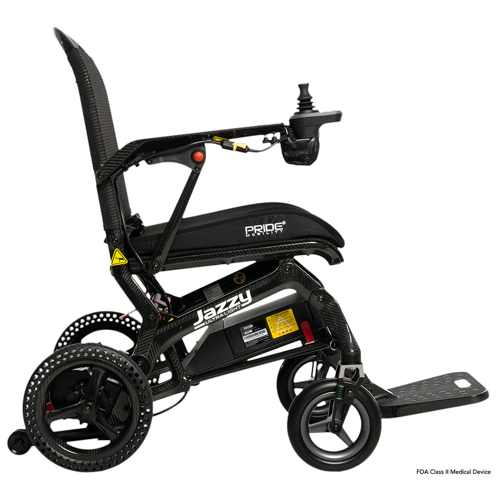 Pride Jazzy Ultra Light Folding Travel Power Wheelchair