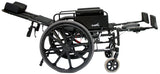 Karman KM-5000 Ultra Lightweight Recliner Wheelchair with Removable Desk Armrest