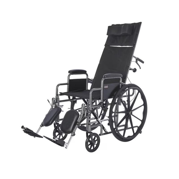 Rhythm Healthcare Deluxe Reclining Desk Arm Manual Wheelchair