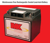 MK Battery M40 Sealed AGM Battery (Pair- 2 Batteries)