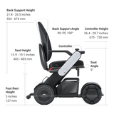 Fauteuil roulant électrique de voyage intelligent WHILL modèle Ci2