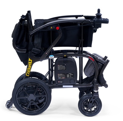 Silla de ruedas eléctrica plegable ligera de fibra de carbono Golden Cricket