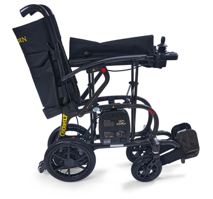 Silla de ruedas eléctrica plegable ligera de fibra de carbono Golden Cricket