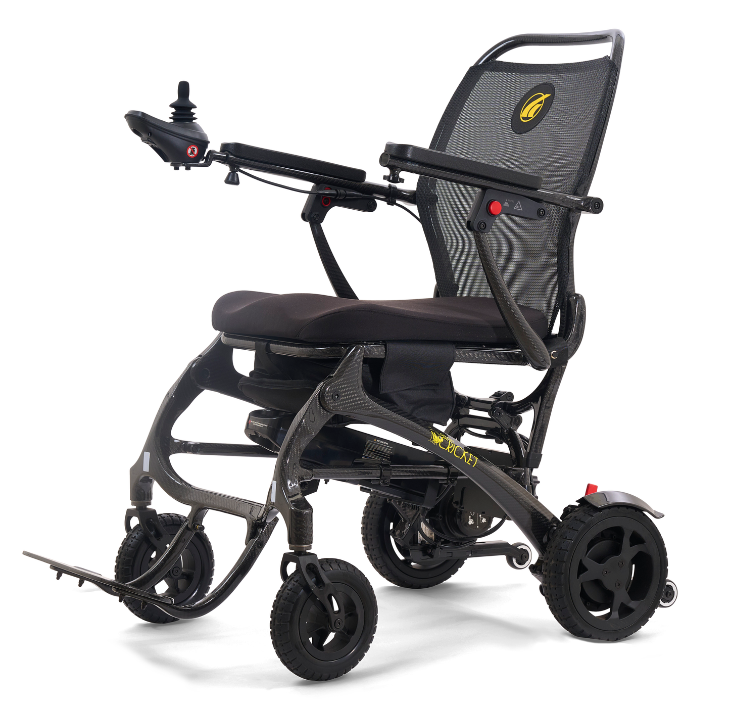 Fauteuil roulant électrique pliable et léger en fibre de carbone Golden Cricket
