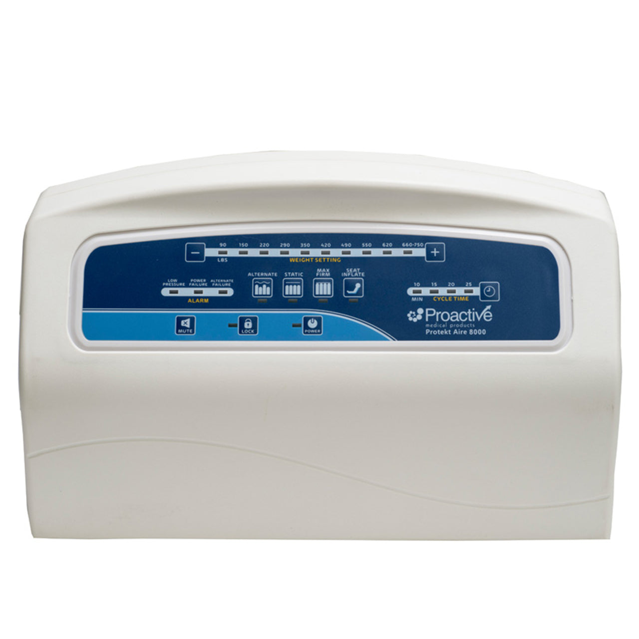 Protekt Aire 42" Low Air Loss & Alternating Pressure Mattress System with Raised Side Air Bolsters (86080AB-42)