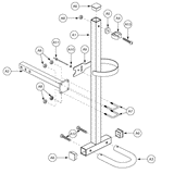 Pride Quad Cane Holder