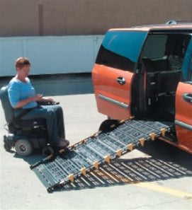 Roll-A-Ramp MiniFold Powered Ramp for Minivans