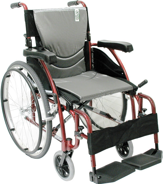 Karman S-Ergo 115 Ultralight Manual Wheelchair featuring S-Shape Seating System