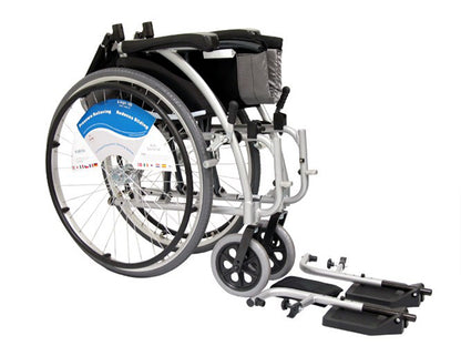 Karman S-Ergo 115 Ultralight Manual Wheelchair featuring S-Shape Seating System