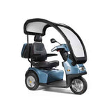 Afikim Afiscooter S3 Heavy Duty 3 Wheel Mobility Scooter Canopy Blue