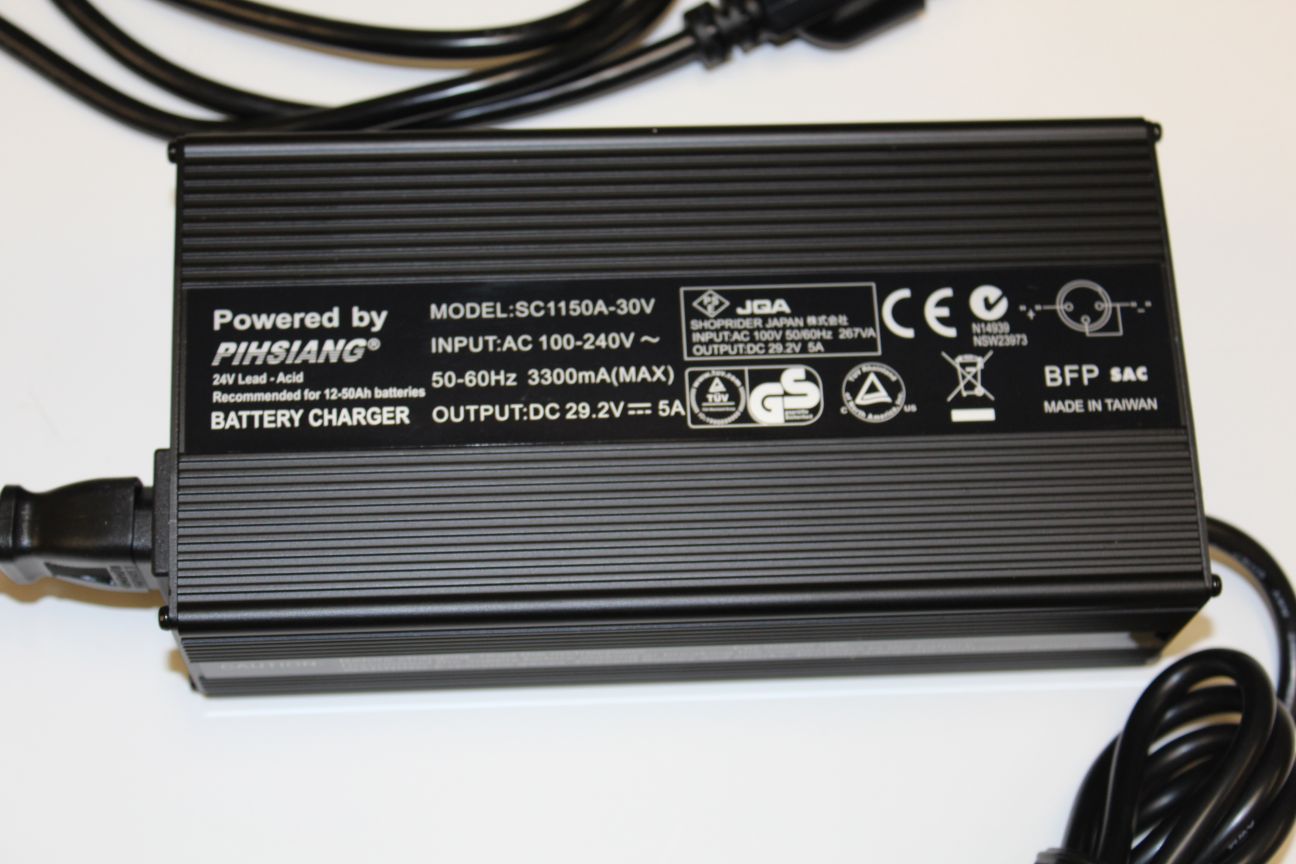 Shoprider 5 AH Off-Board Batteries Charger