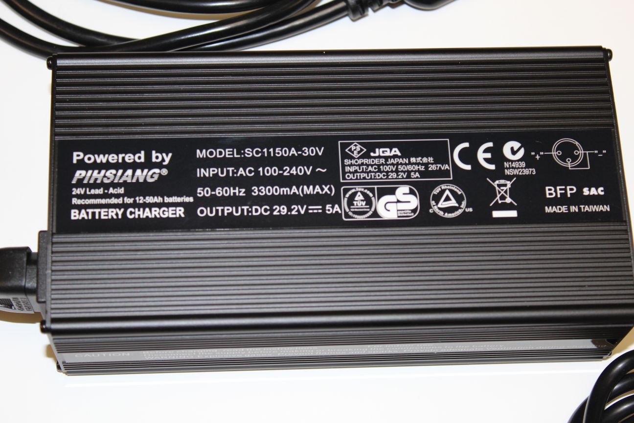 Shoprider 5 AH Off-Board Batteries Charger