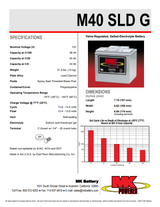 Batterie GEL scellée MK Battery M40