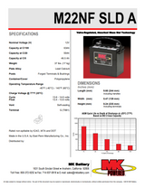 Batterie AGM scellée MK Battery M22NF