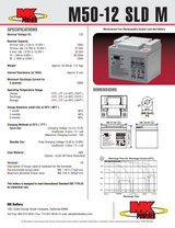 Batería AGM sellada MK Battery M50