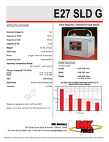Batería de gel sellada MK Battery E27 (se necesitan 2)