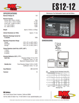 ES12 12V 12AH AGM Battery ( Sold in pairs )