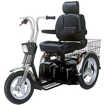 Afikim-Afiscooter SE -FT00245-Heavy Duty Retro Design 3-Wheel Mobility Scooter