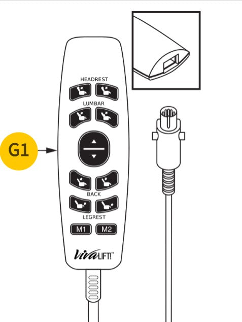 PRIDE HAND CONTROL,VIVALIFT TRANQUIL 2- PLR935- CTL2104324