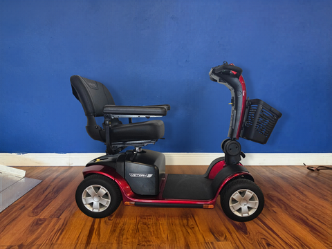 Pride SC710 Victory 10 4-Wheel Power Mobility Scooter with EZ Turn Technology Open Box Showroom Model