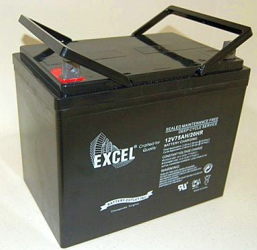 Excel 12V 75AH SLA Battery (Single Battery)