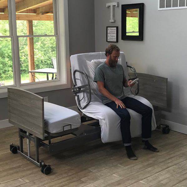 Med-Mizer ActiveCare Pivot Lay to Sit and Stand Adjustable Bed