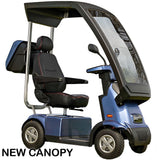 Afikim Afiscooter C4 4 Wheel Mobility Scooter (FTC457)-Blue Canopy